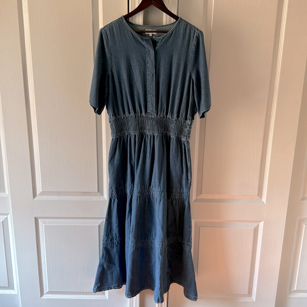 Women’s Jean maxi dress